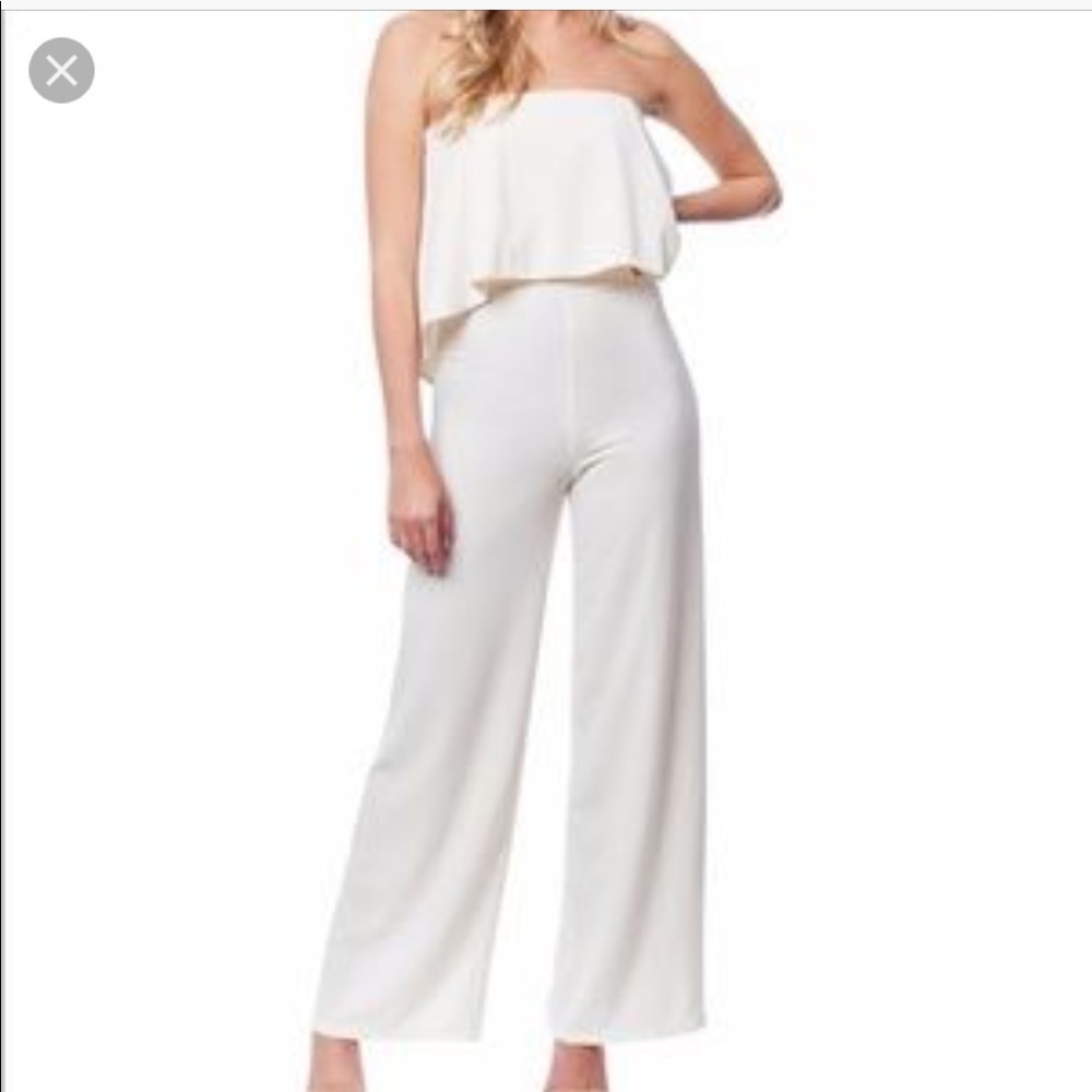 Beau tissu white jumpsuit from bevello